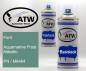 Preview: Ford, Aquamarine Frost Metallic, PN / M6464: 400ml Sprühdose + 400ml Klarlack - Set, von ATW Autoteile West.